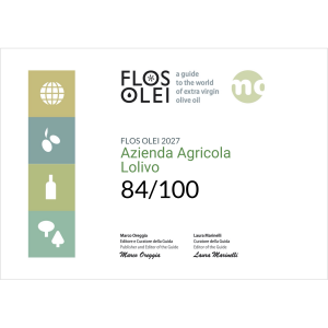 Attestato Flos Olei 2027 - Azienda Agricola Lolivo